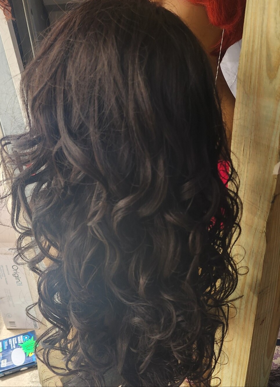 Brown Lace Front Wig - Natural Dark Brown Womens Hairstyle - Picture 2 of 2